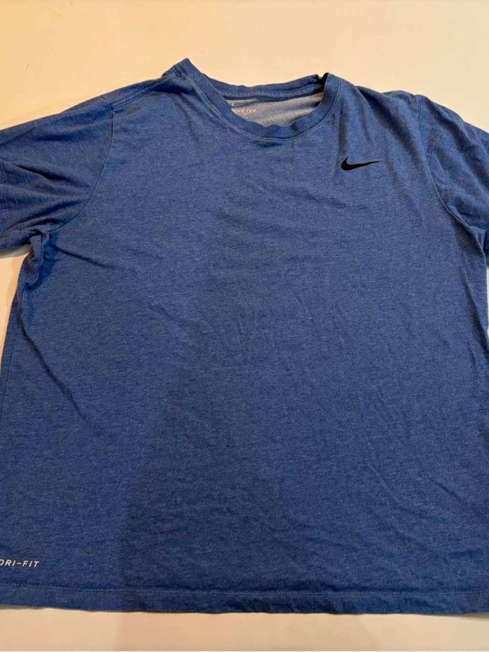 Men’s Nike Blue Dri-FIT Short Sleeve Crew Tee | Size Medium